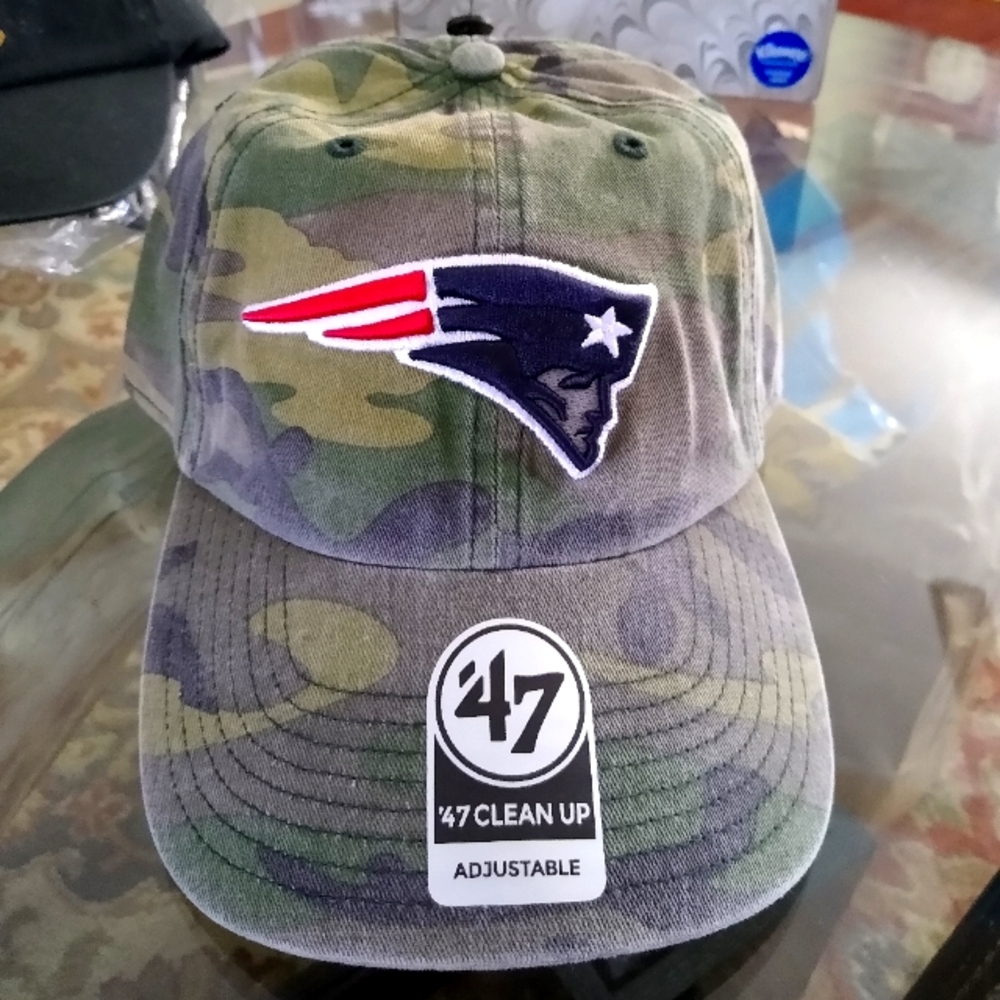 New England Patriots camouflage hat new with tags